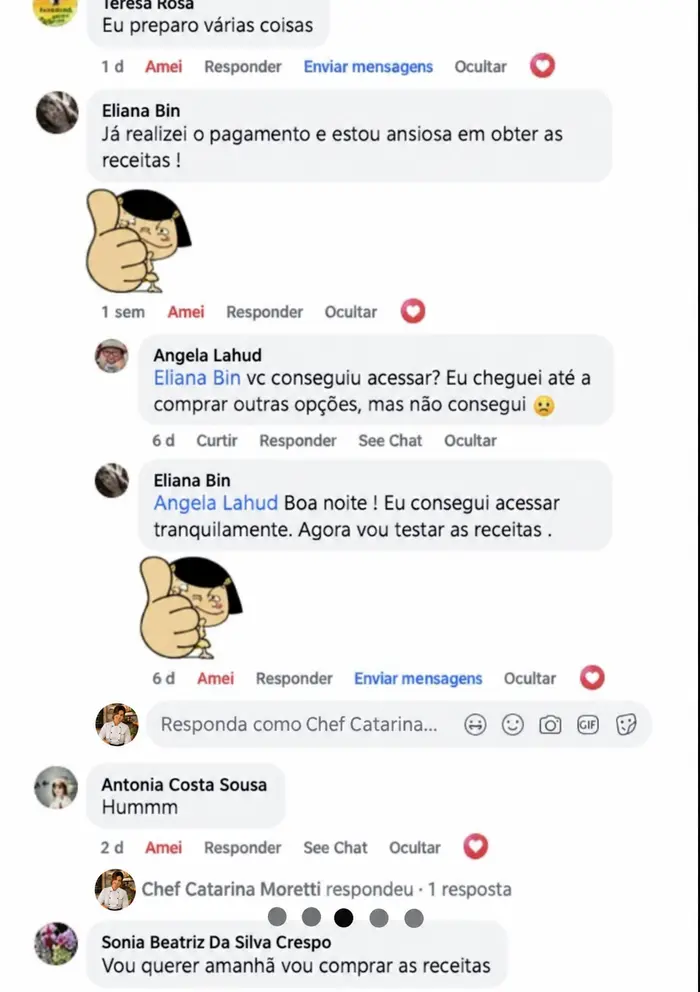 Depoimento de aluna sobre o Sabores na Air Fryer 3